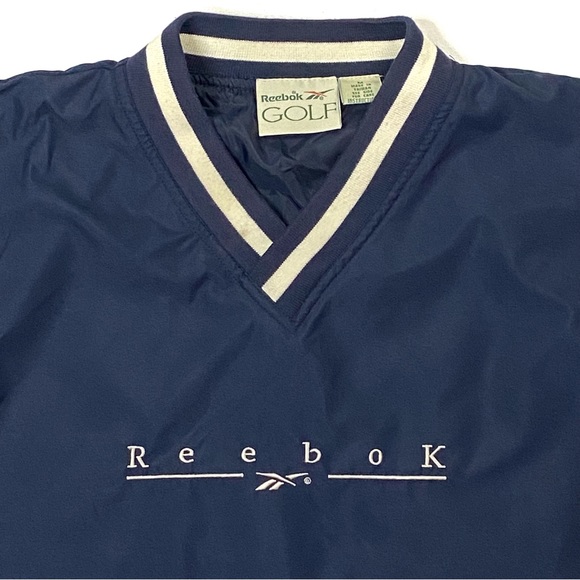Reebok Other - Vintage 90’s Reebok Golf Men’s Embroidered Spell Out Pullover Windbreaker Jacket